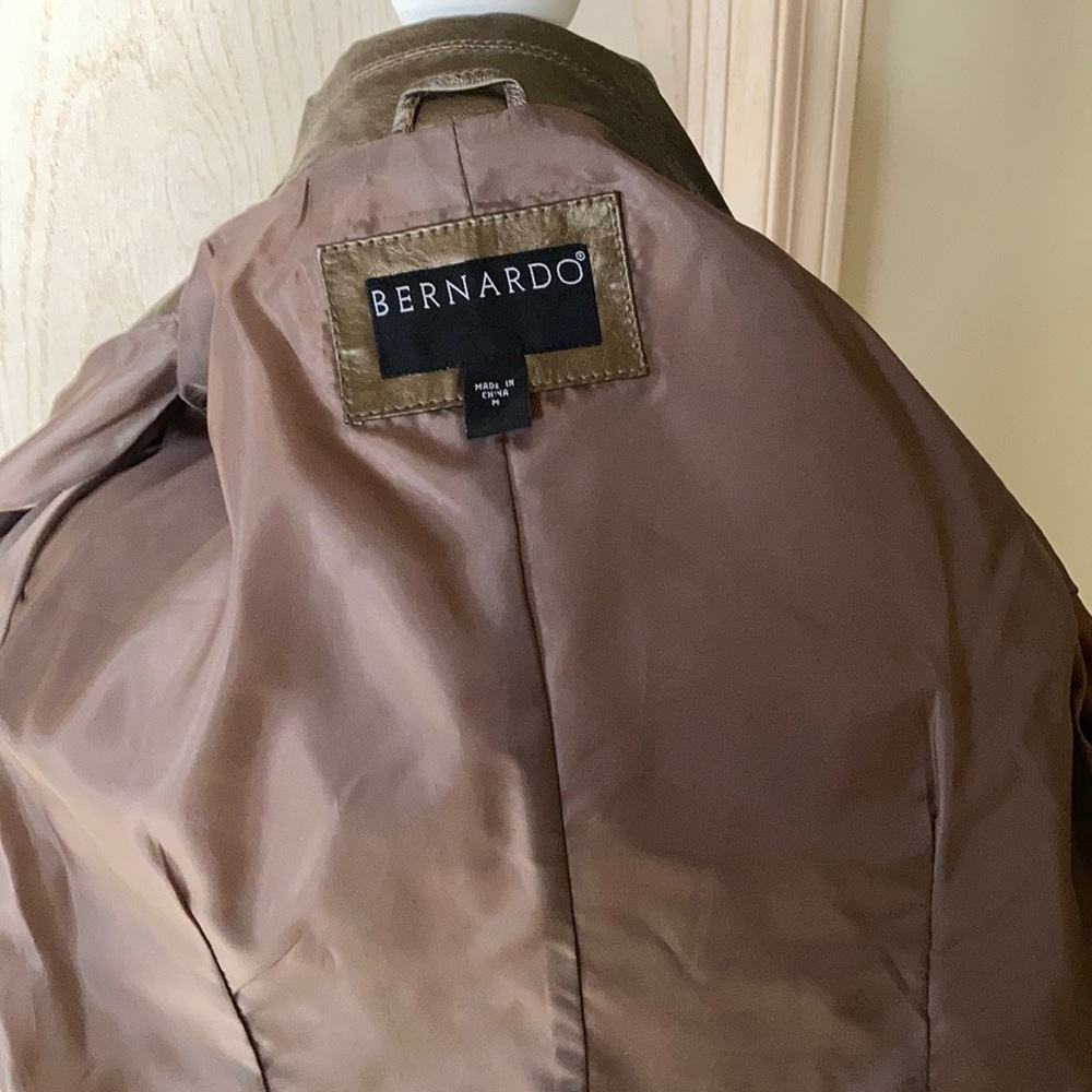 Beautiful waisted metallic bronze jacket New - Picture 9 of 10